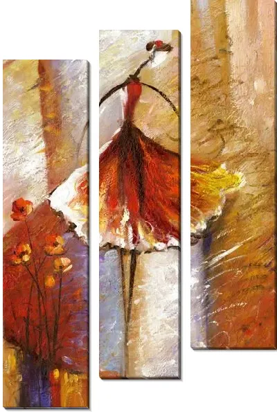 Модульная картина Арт танец №2