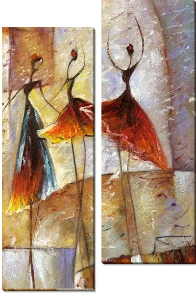 Модульная картина Арт танец №3