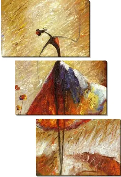 Модульная картина Арт танец №4