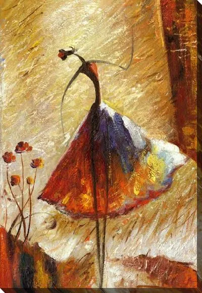 Картина маслом Арт танец №4