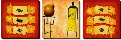 Модульная картина Африканское этно №3