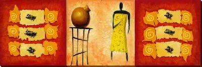 Картина маслом Африканское этно №3