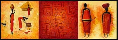 Картина Африканское этно №4