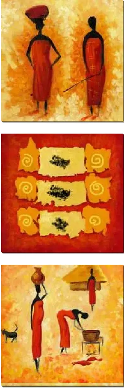 Модульная картина Африканское этно №5