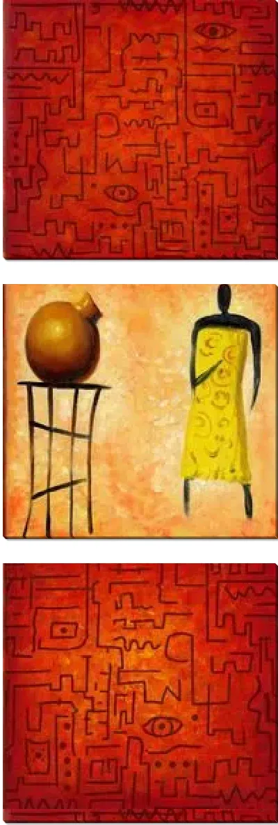 Модульная картина Африканское этно №6