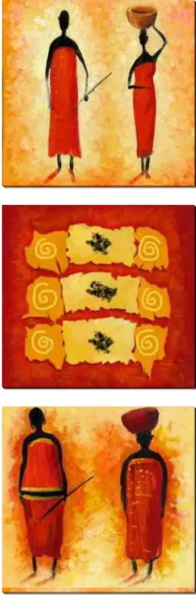 Модульная картина Африканское этно №7