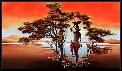 Картина Африканское этно №8