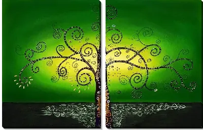 Модульная картина Арт дерево