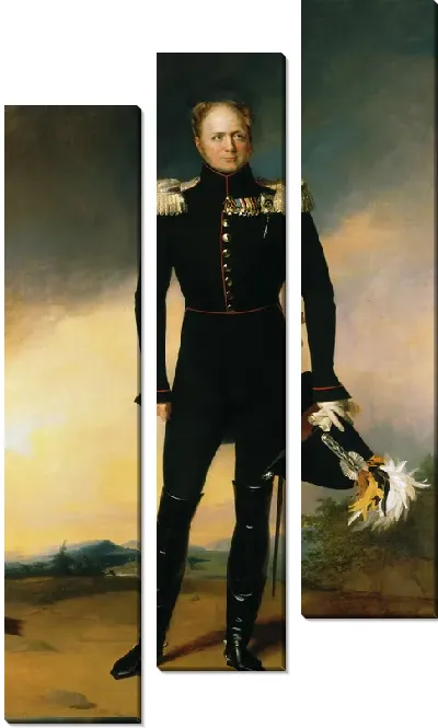 Модульная картина Портрет Александра 1