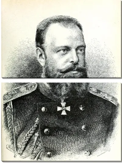 Модульная картина Император Александр III