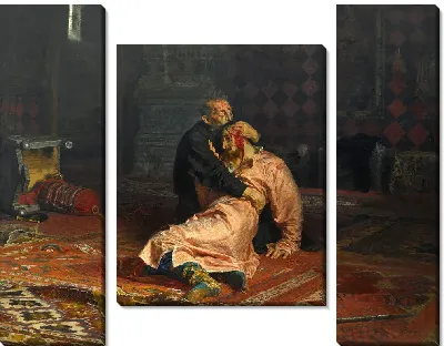 Картина Иван Грозный убивает своего сына