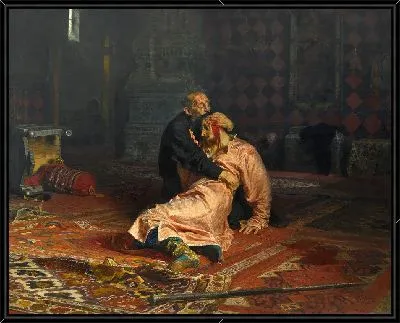 Иван Грозный убивает своего сына