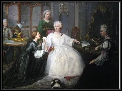 Вручение письма Екатерине II