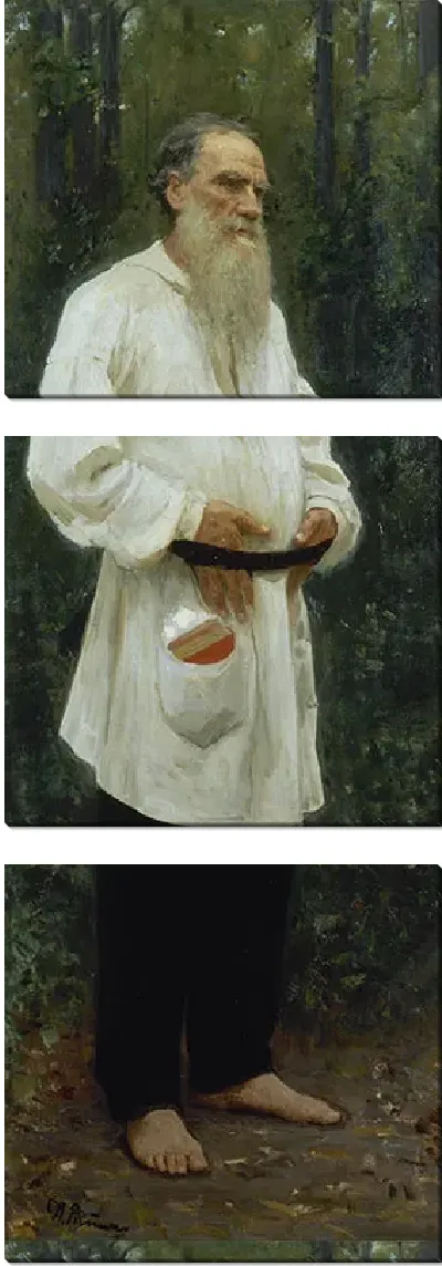 Картина Толстой Лев босой