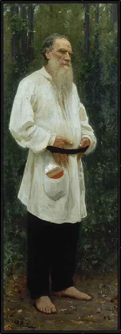 Картина Толстой Лев босой