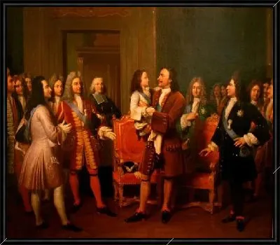 Пётр I и Луи XV