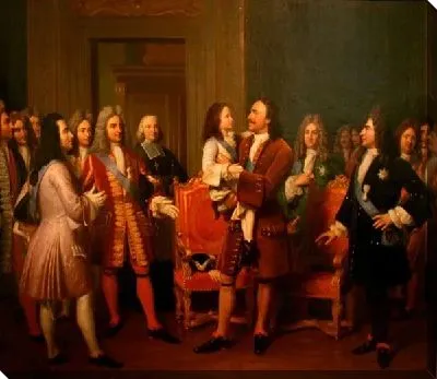 Пётр I и Луи XV