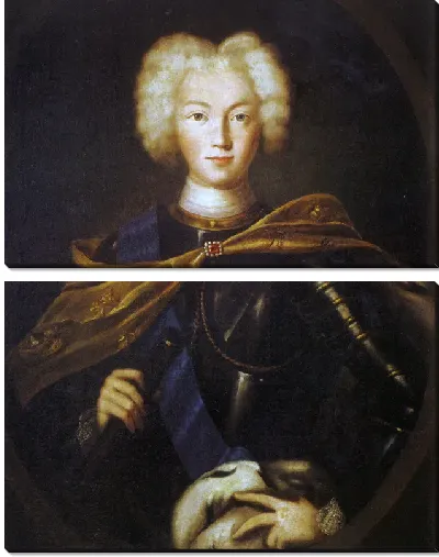 Модульная картина Портрет императора Петра II