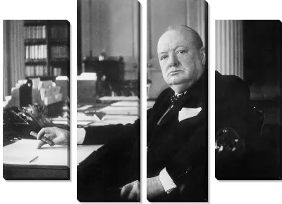 Модульная картина Уинстон Черчилль №2