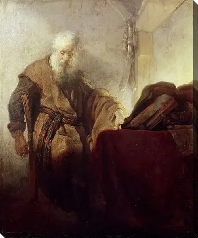 Картина маслом Святой Павел в раздумьях