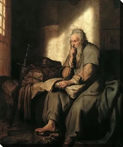 Картина маслом Святой Павел в темнице