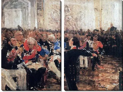 Картина А. С. Пушкин на акте в Лицее 8 января 1815 года №2