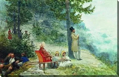 Картина Император Николай I и императрица Александра Федоровна