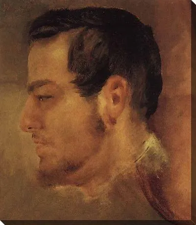 Профиль головы Глинки