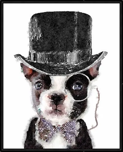 Картина Щенок сыщик