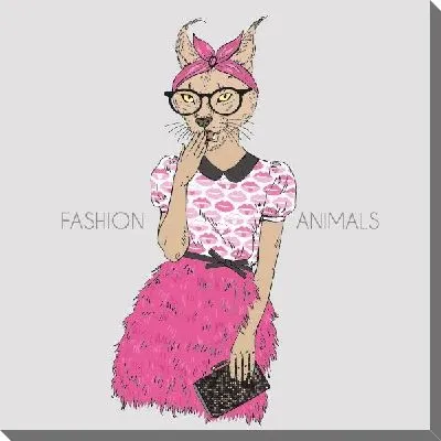 Постер Рысь модница