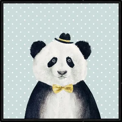 Панда удивленная