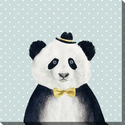 Панда удивленная
