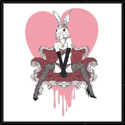 Картина Крольчиха Мулен Руж