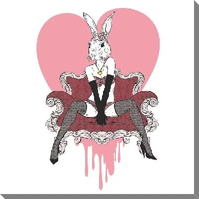 Постер Крольчиха Мулен Руж