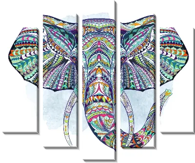 Модульная картина Арт слон