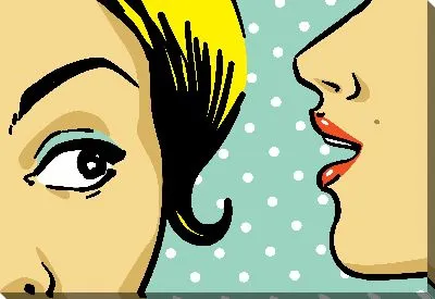 Картина маслом Шепот