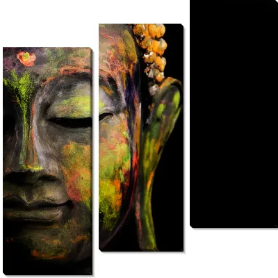 Модульная картина Будда