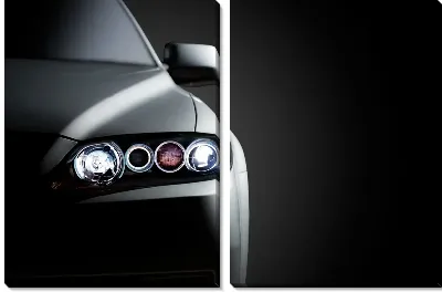 Модульная картина Фары автомобиля