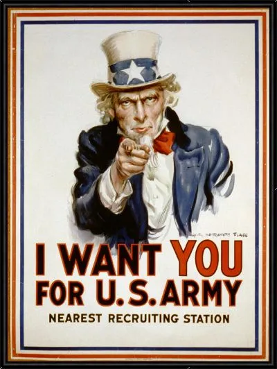 Картина Армия нуждается в тебе