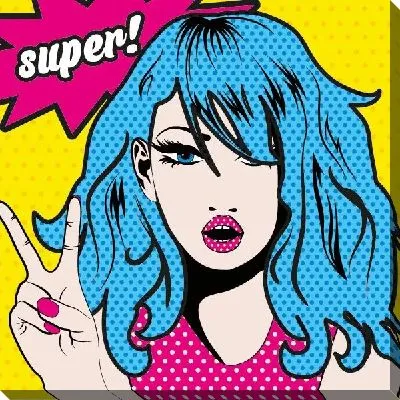 Картина маслом Супер