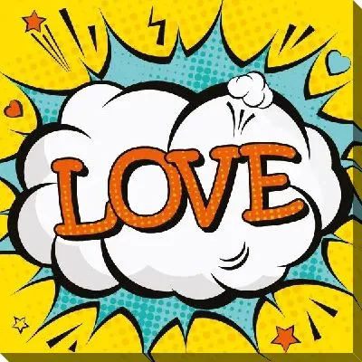 Картина маслом Любовь №4