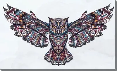 Арт сова №3