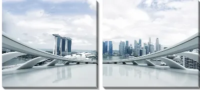 Модульная картина Сингапур №3