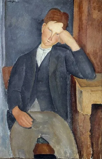 Картина Юный ученик (1918-1919)