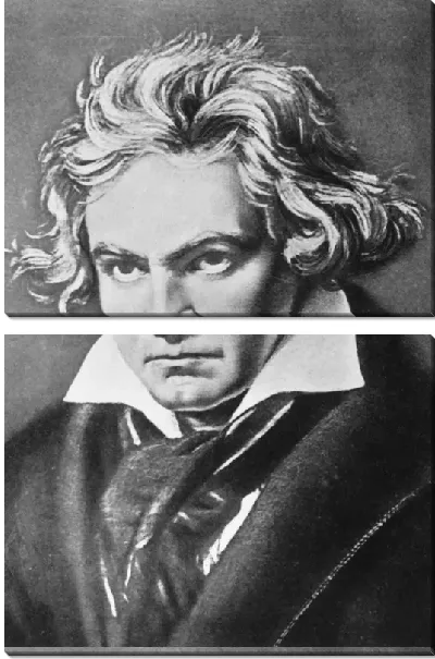 Модульная картина Бетховен Людвиг Ван