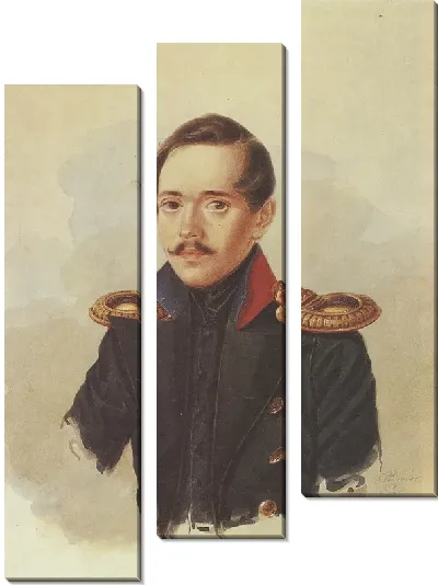 Модульная картина Лермонтов Михаил №2