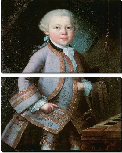 Модульная картина Моцарт Вольфганг Амадей