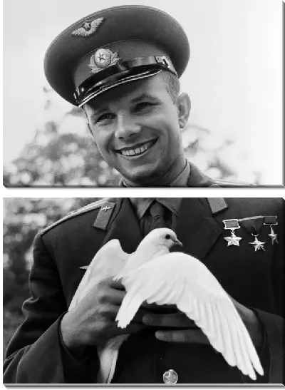 Модульная картина Гагарин Юрий №2