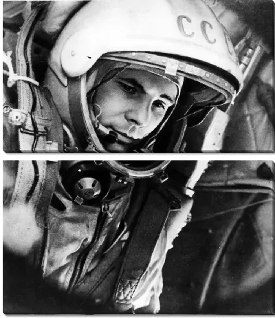 Модульная картина Гагарин Юрий №3