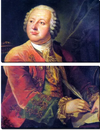 Модульная картина Ломоносов Михаил